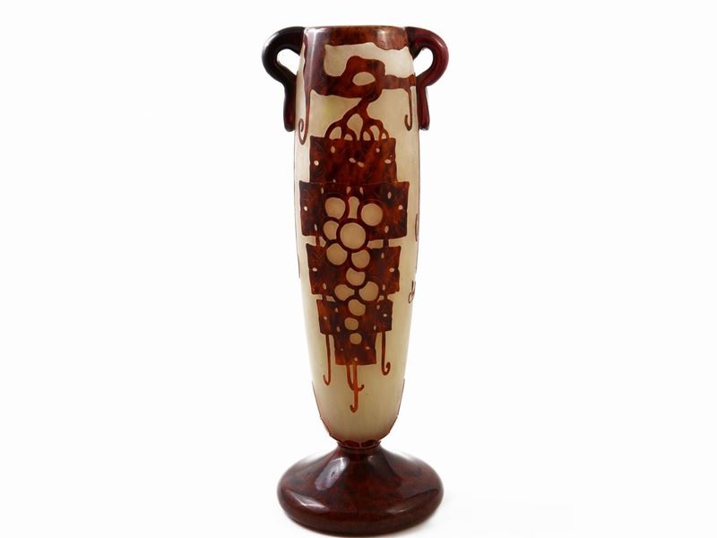 Vaso Schneider le Verre Français Decoro Vigne
