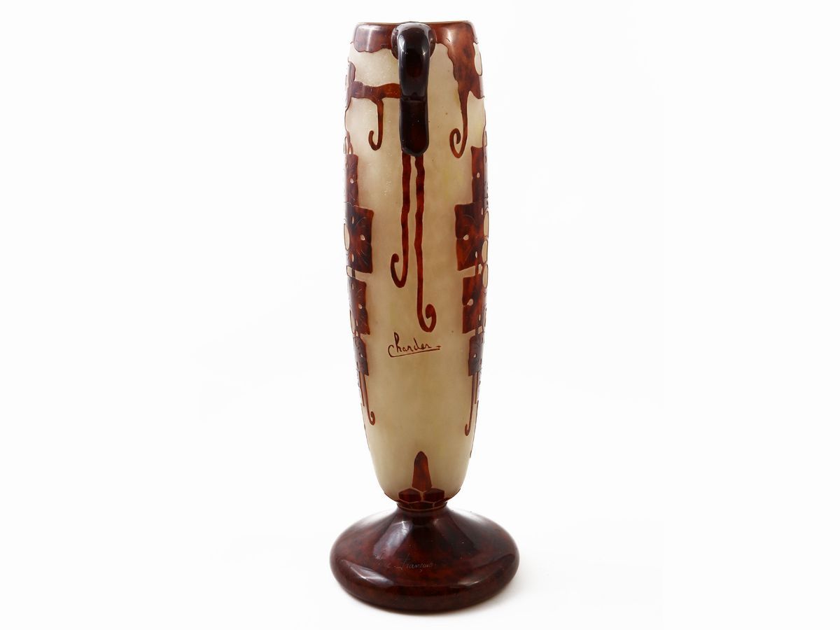 Vaso Schneider le Verre Français Decoro Vigne