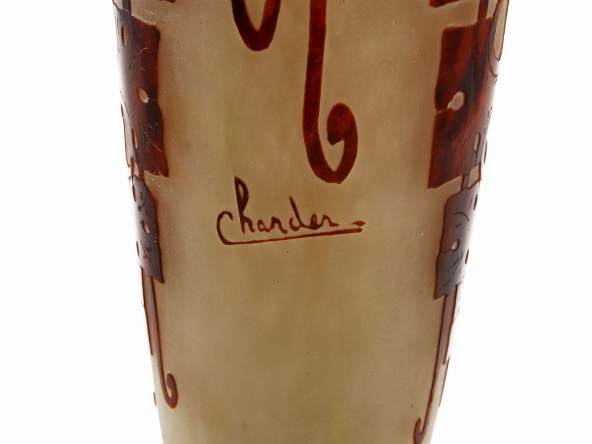 Vaso Schneider le Verre Français Decoro Vigne