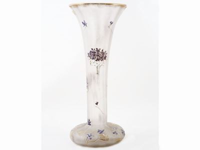 Vaso Legras in Vetro Ghiacciato