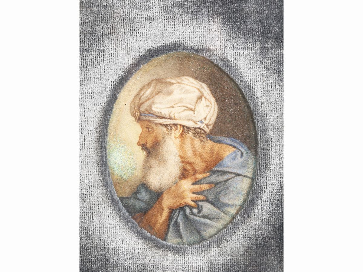 Scuola Francese del XIX Secolo - Ritratto Maschile con Turbante