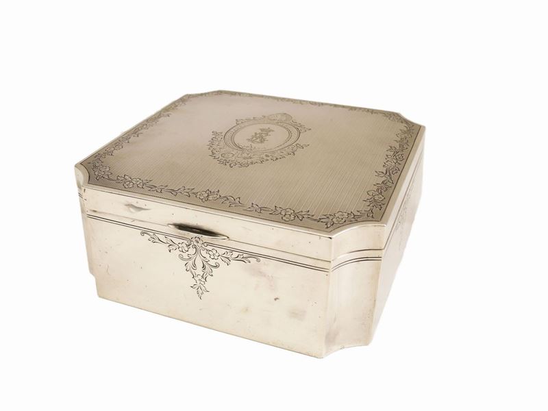 Scatola Porta Gioie in Argento Sterling 925/1000