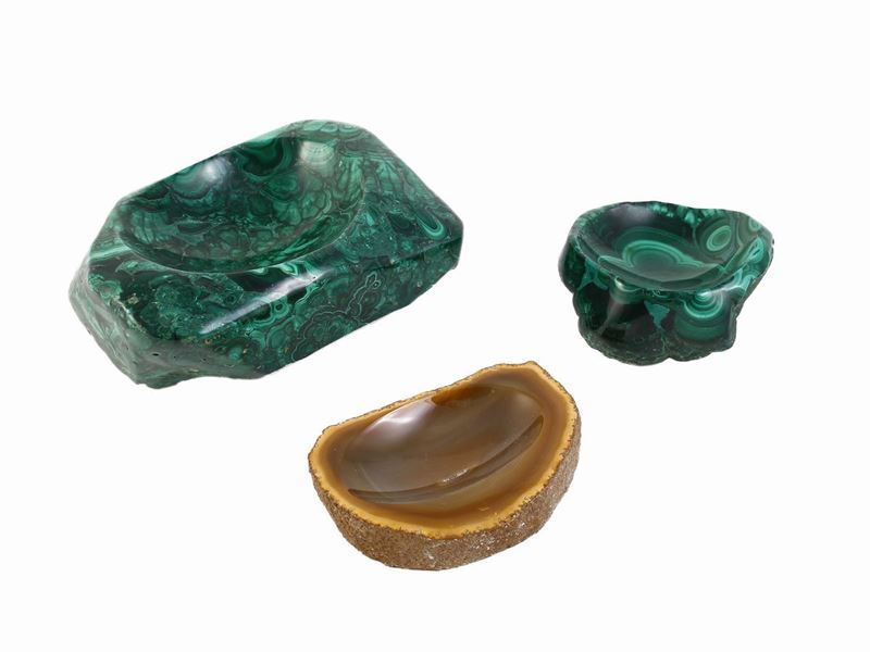 Tre Posaceneri in Pietra Dura
