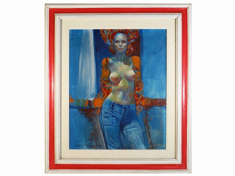 Angelo Maria Venturino - Ritratto Femminile 1973