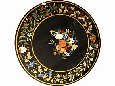 Commesso Circolare in Marmo