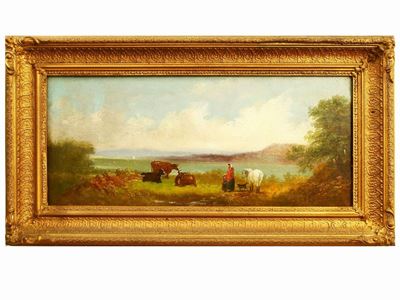 Paesaggio Lacustre con Armenti