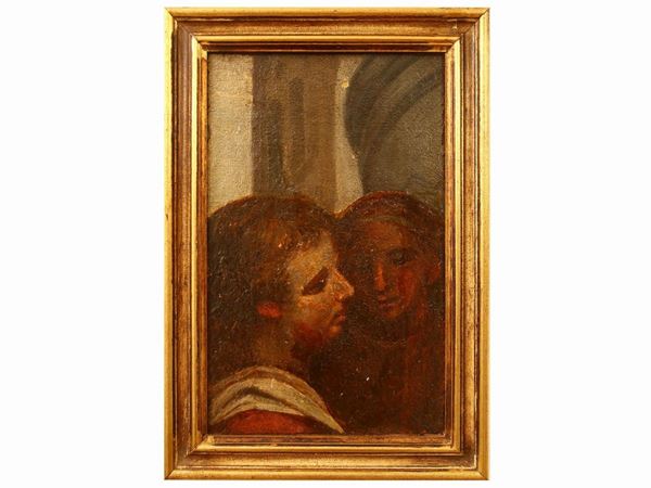 Scuola emiliana del XVIII secolo : Faces of Saints  - Auction Furniture and Paintings from the Piero Quaglia Foundation - Maison Bibelot - Casa d'Aste Firenze - Milano