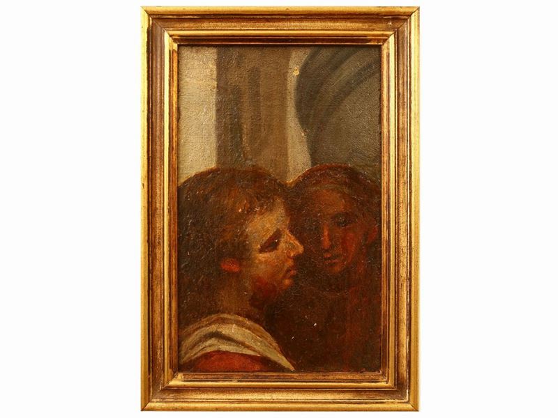 Scuola Emiliana del XVIII Secolo - Volti di Santi