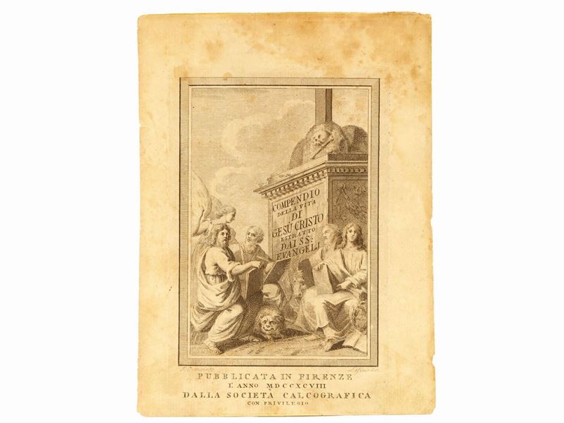 Carlo Lasinio - Compendio della Vita di Gesù Cristo Estratto dai Ss: Evangelisti