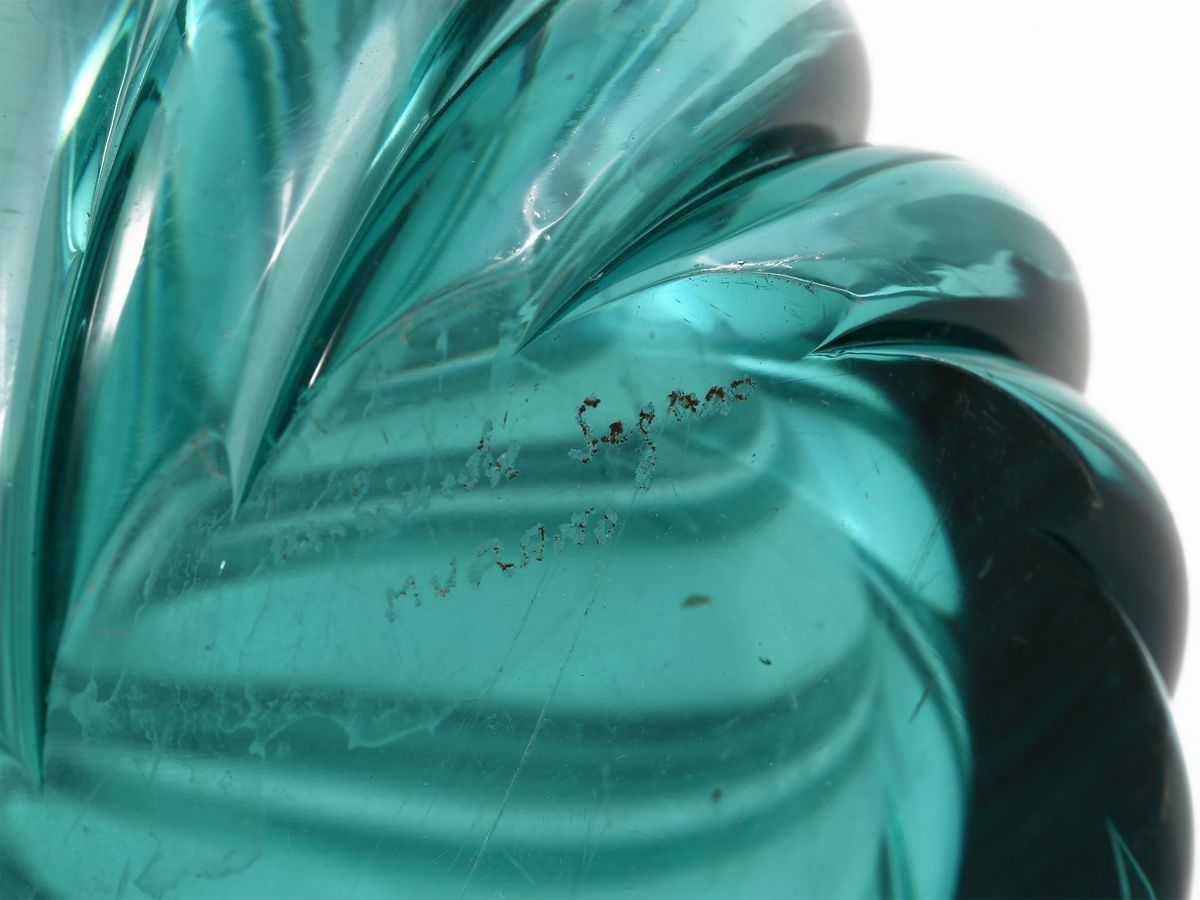 Vaso in Vetro Trasparente Verde Nilo