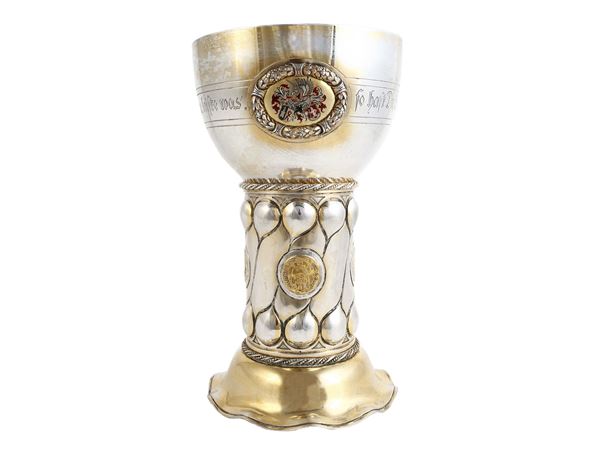 Important G. Hermeling silver chalice