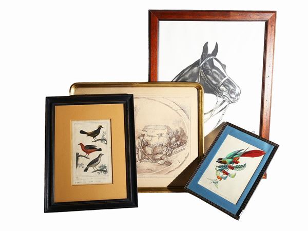 Lot of prints and engravings  - Auction Furniture, silvers, paintings and antique curiosities partly from Villa Mannelli - Maison Bibelot - Casa d'Aste Firenze - Milano
