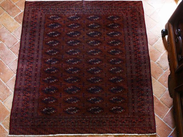 Tre tappeti caucasici di vecchia manifattura