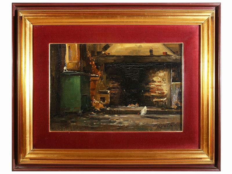 Ferruccio Rontini - Interno di Cucina Rustica 1943