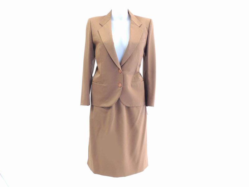 Completo in Lana Marrone, Salvatore Ferragamo