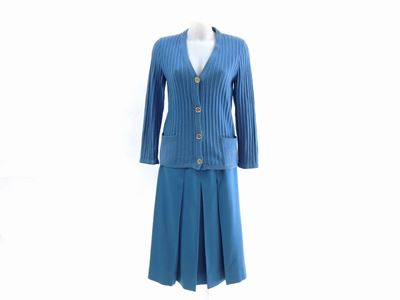 Completo in Lana Blu, Céline Paris