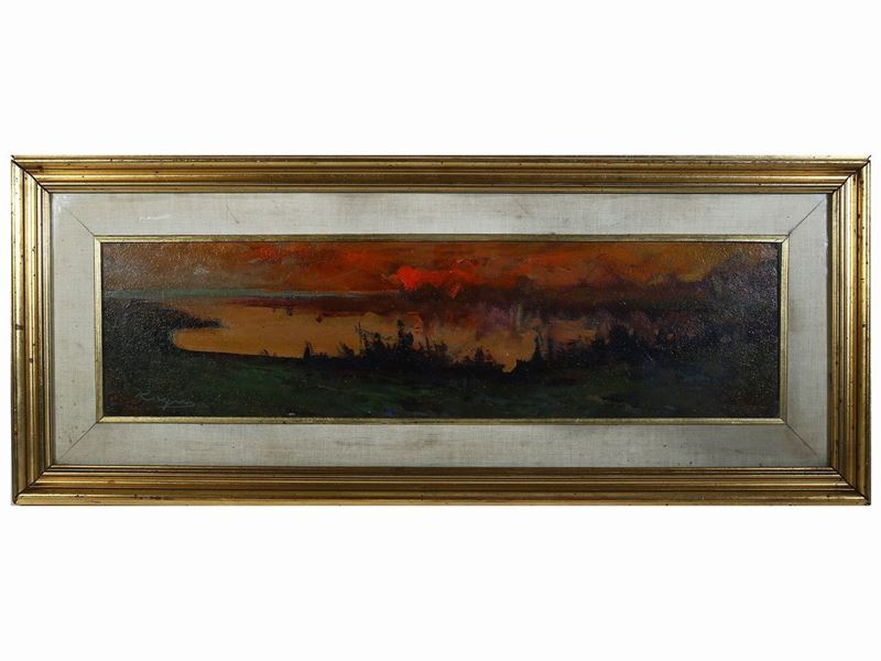 Basso Ragni - Tramonto al Calambrone Livorno 1969