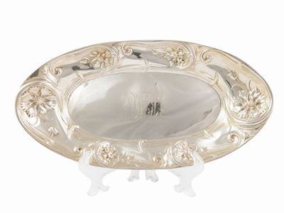 Cestino Ovale in Argento Sterling 925/1000