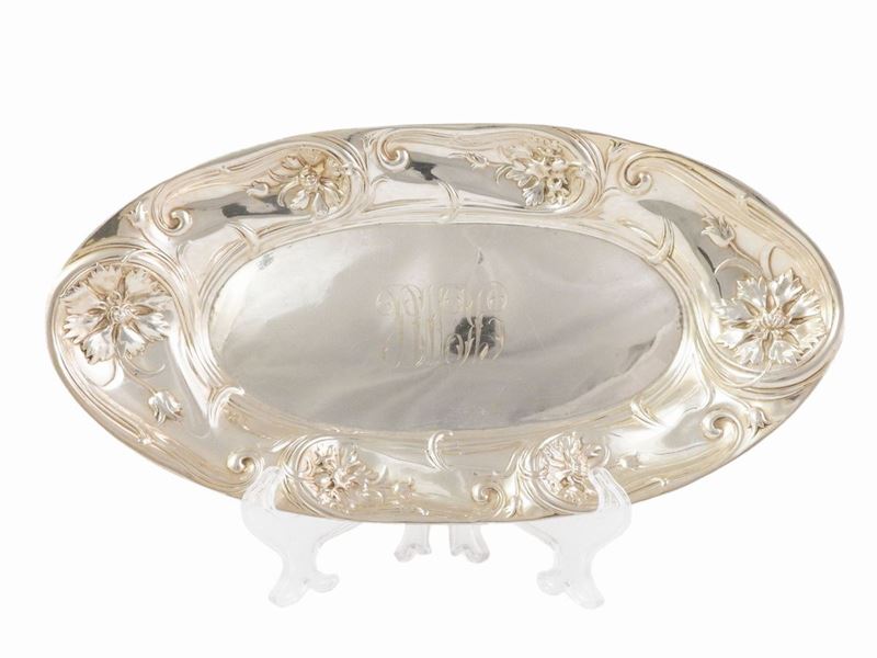 Cestino Ovale in Argento Sterling 925/1000