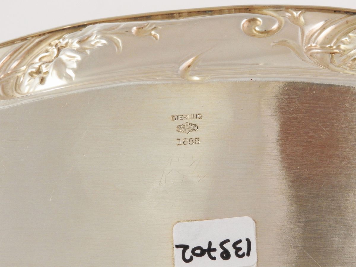 Cestino Ovale in Argento Sterling 925/1000