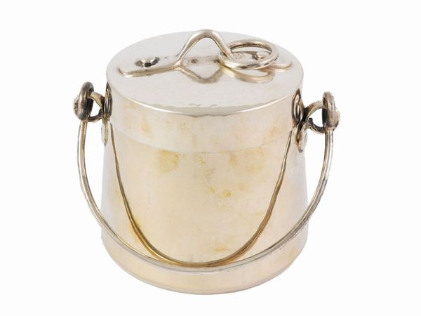 Small Brandimarte silver cauldron