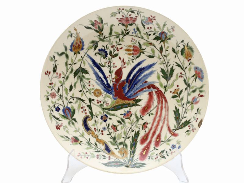 Piatto in Ceramica, Zsolnay-pecs