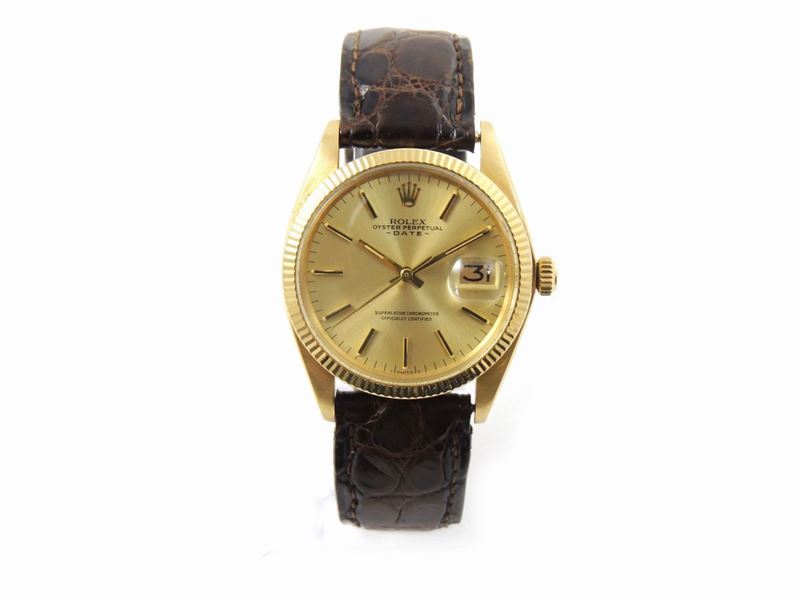 Orologio da Polso per Uomo Rolex Date in Oro Giallo