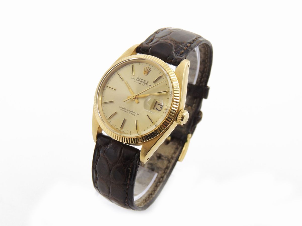 Orologio da Polso per Uomo Rolex Date in Oro Giallo