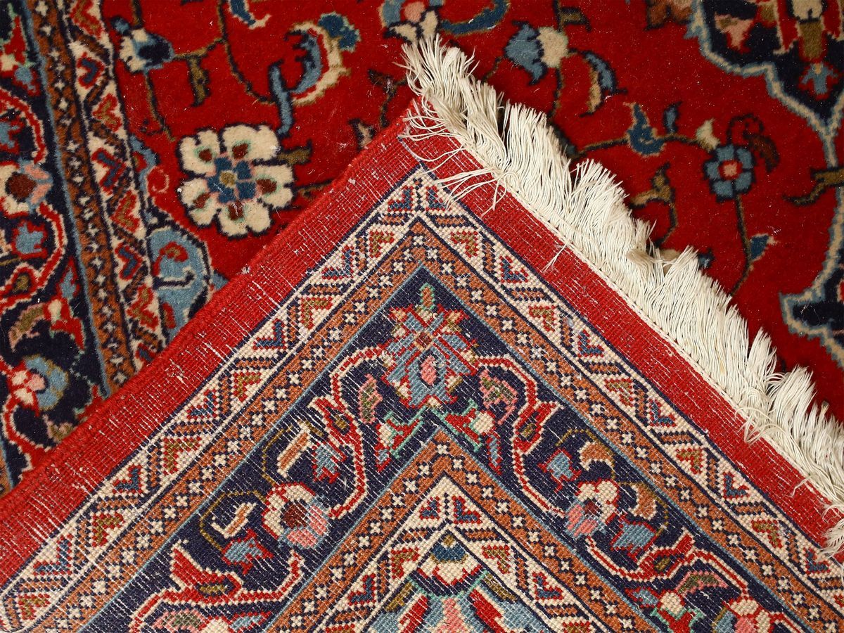 Coppia di Tappeti Persiani Kashan
