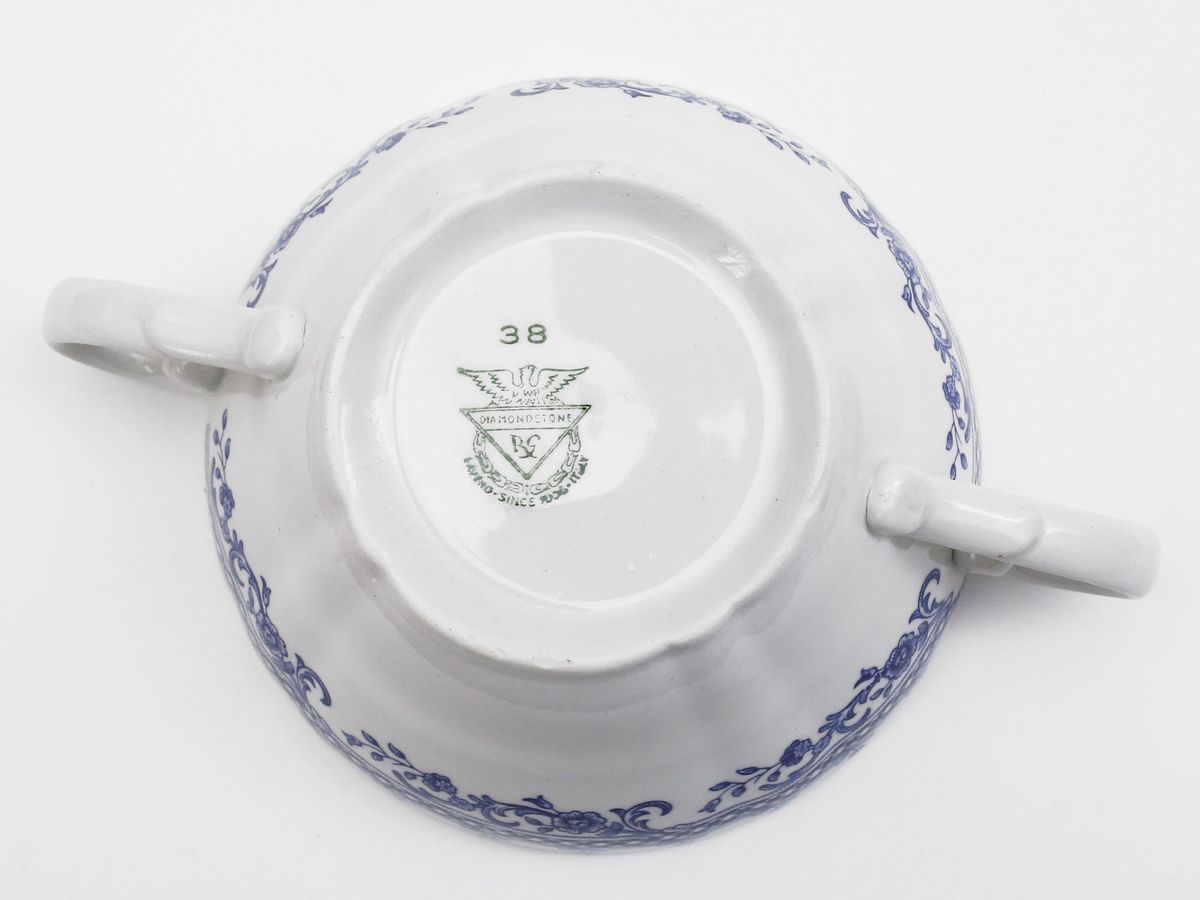 Servito da Consommè in Ceramica, Richard Ginori, Laveno