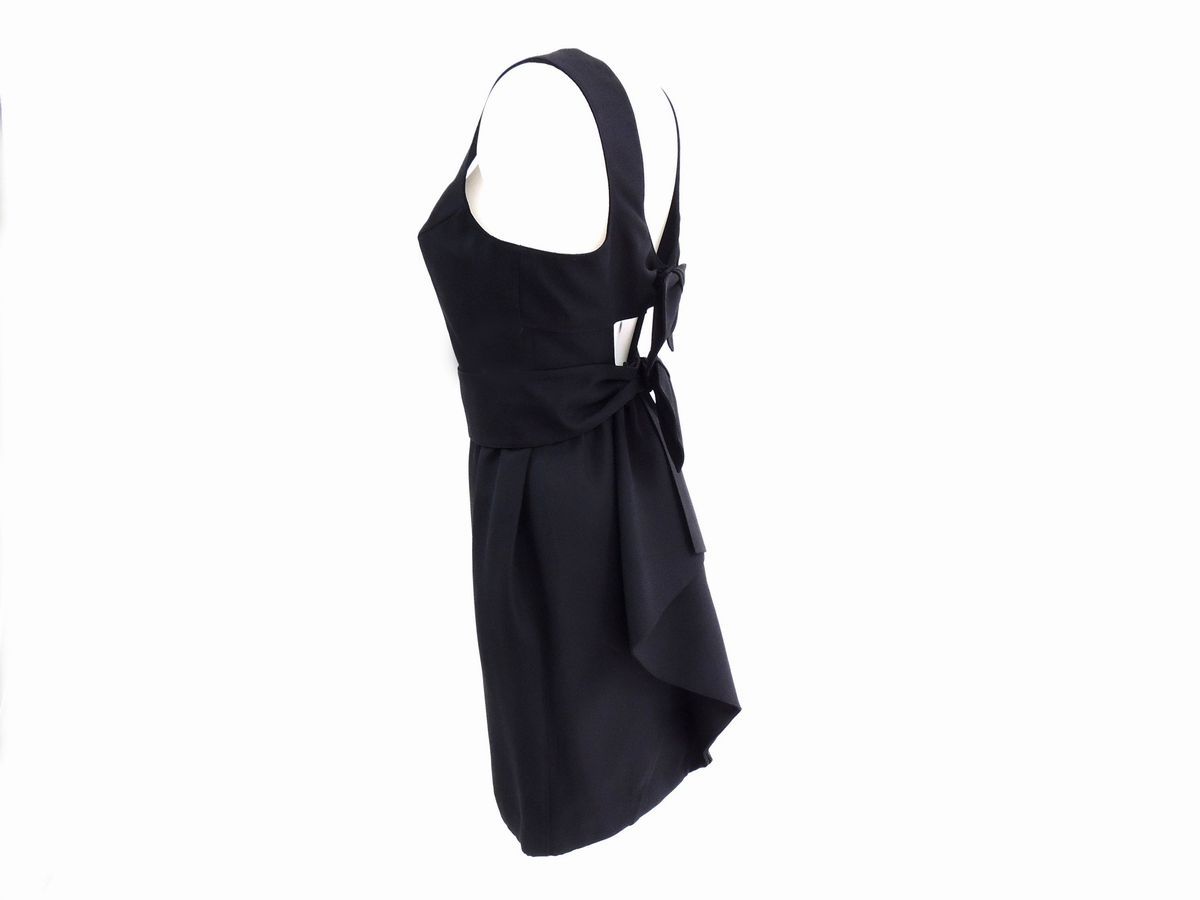 Mini Abito in Seta Nera, Thierry Mugler Paris
