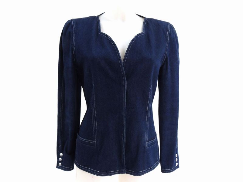 Tailleur in Jeans, Krizia