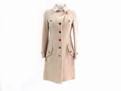 Cappotto in Lana Avorio, Moschino