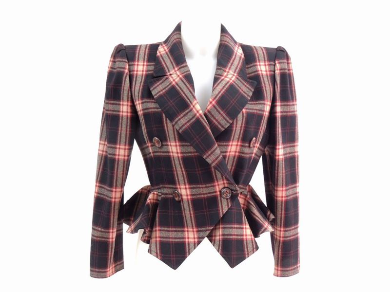 Giacca in Lana Scozzese, Valentino Boutique