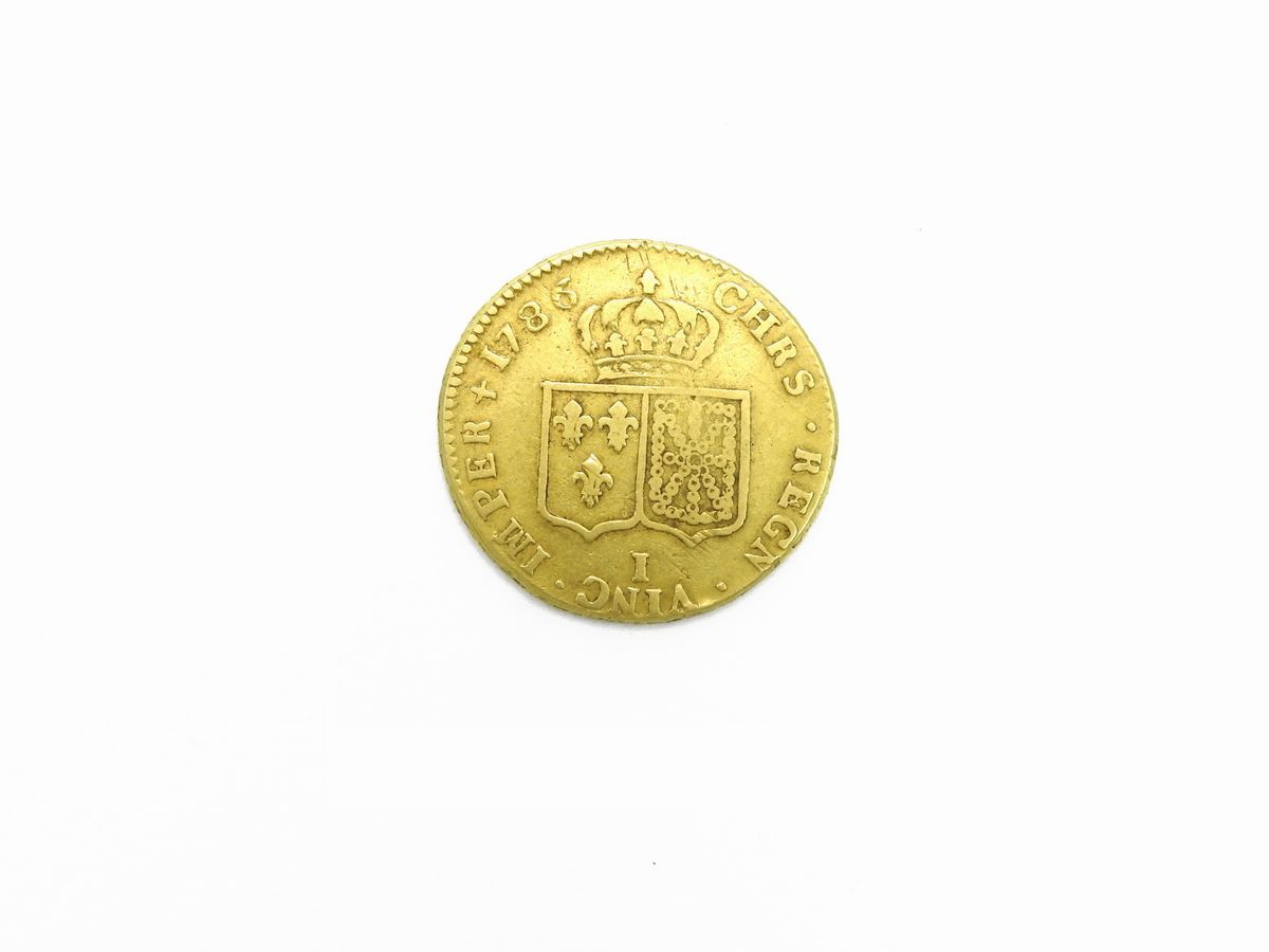 Moneta Doppio Luigi D'oro Luigi XVI di Borbone 1774-1793