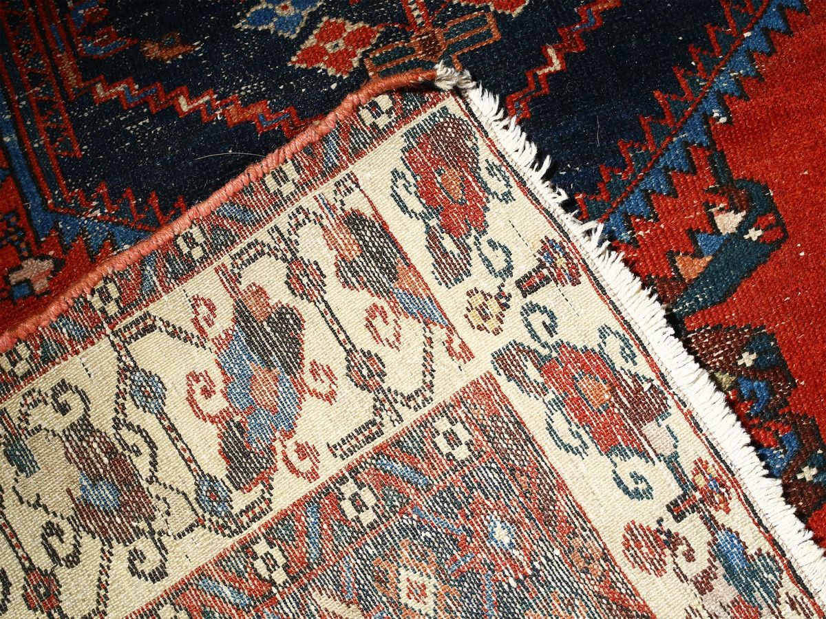 Tappeto Caucasico di Vecchia Manifattura