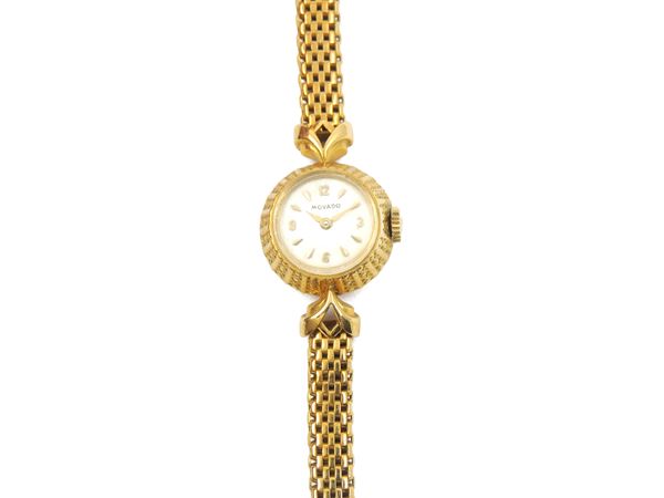 Yellow gold Movado lady wristwatch