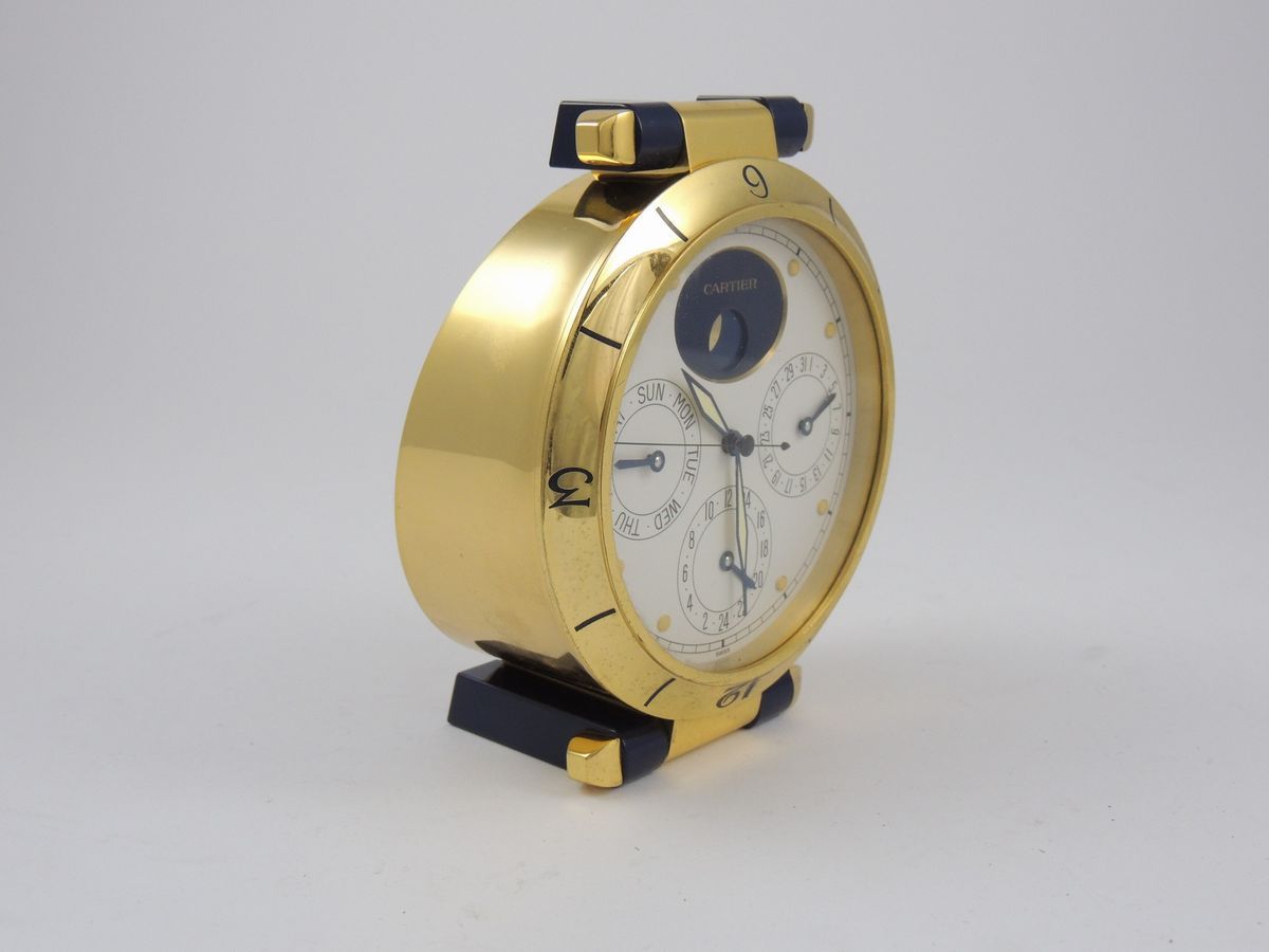 Orologio da Tavolo in Acciaio Pasha De Cartier