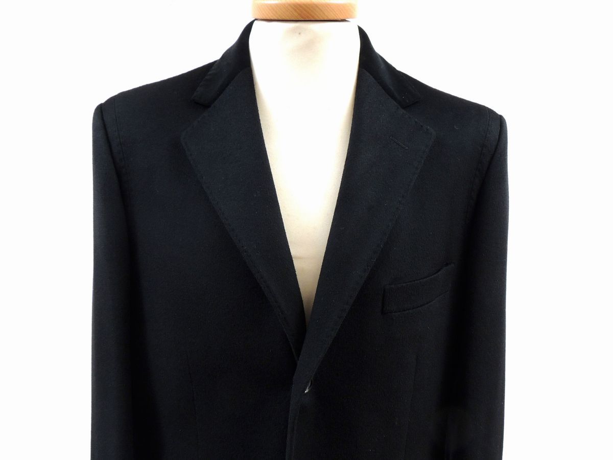 Cappotto in Pura Lana Nera, John Richmond