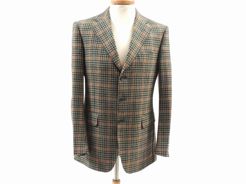 Giacca da Uomo in Cashmere a Quadri, Principe
