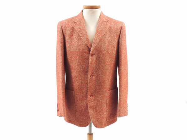 Alpaca and silk men's jacket, Valentino