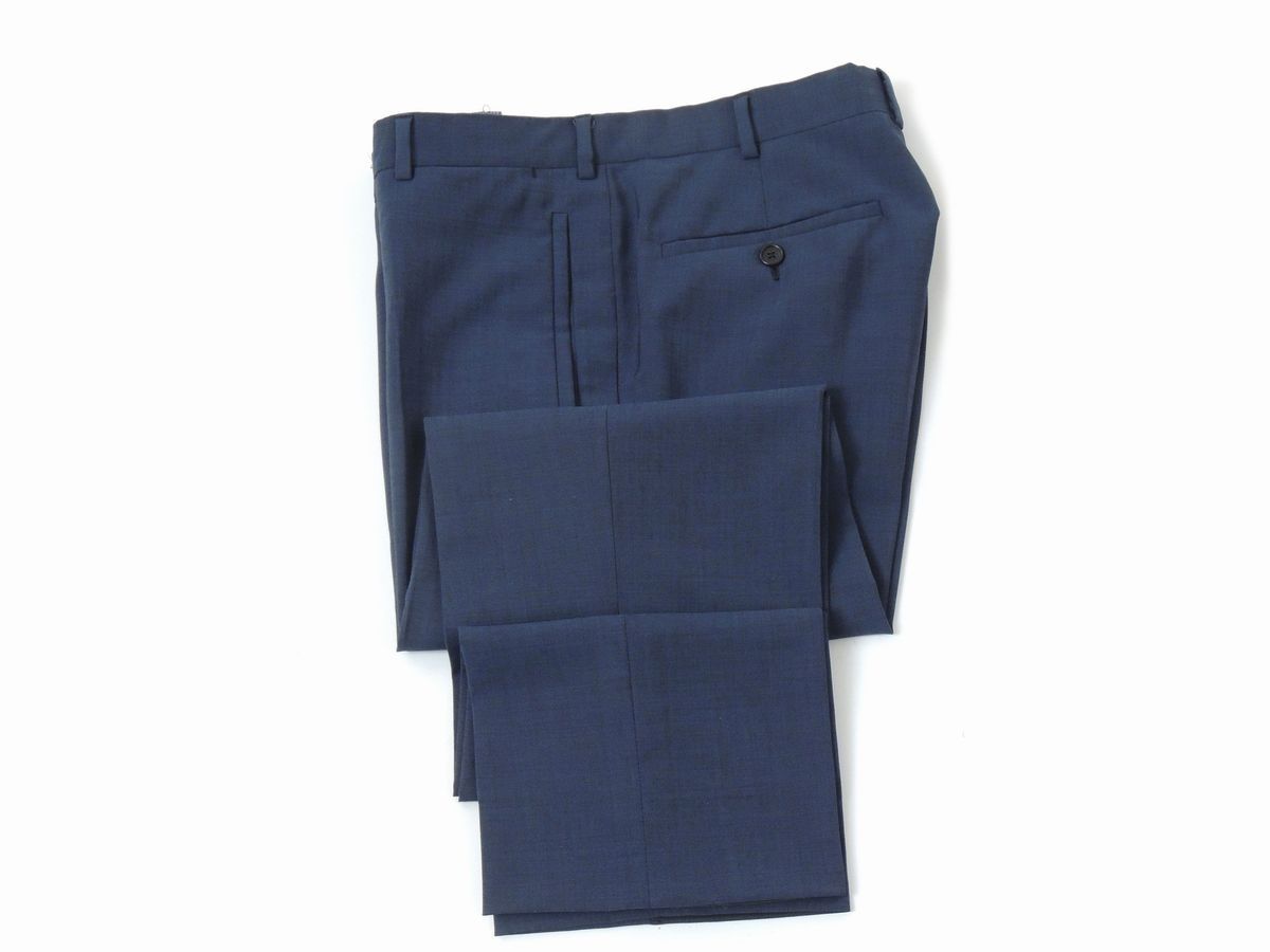 Completo da Uomo in Lana e Mohair Color Aviazione, Prada
