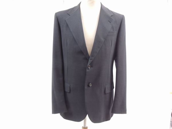 Men's suit in anthracite wool, Prada