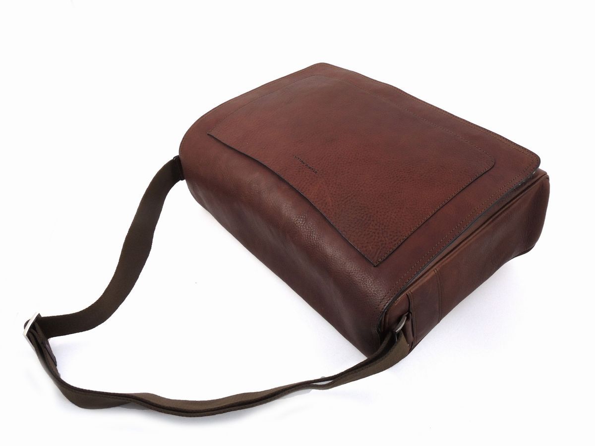 Borsa a Tracolla in Pelle Marrone, Studio Pollini