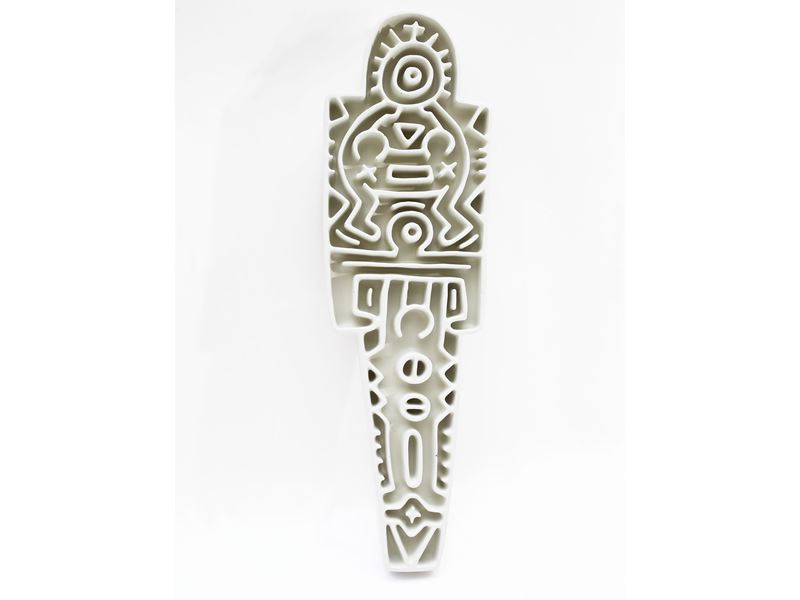Pop Art Editions - Totem (concrete), da un Modello di Keith Haring