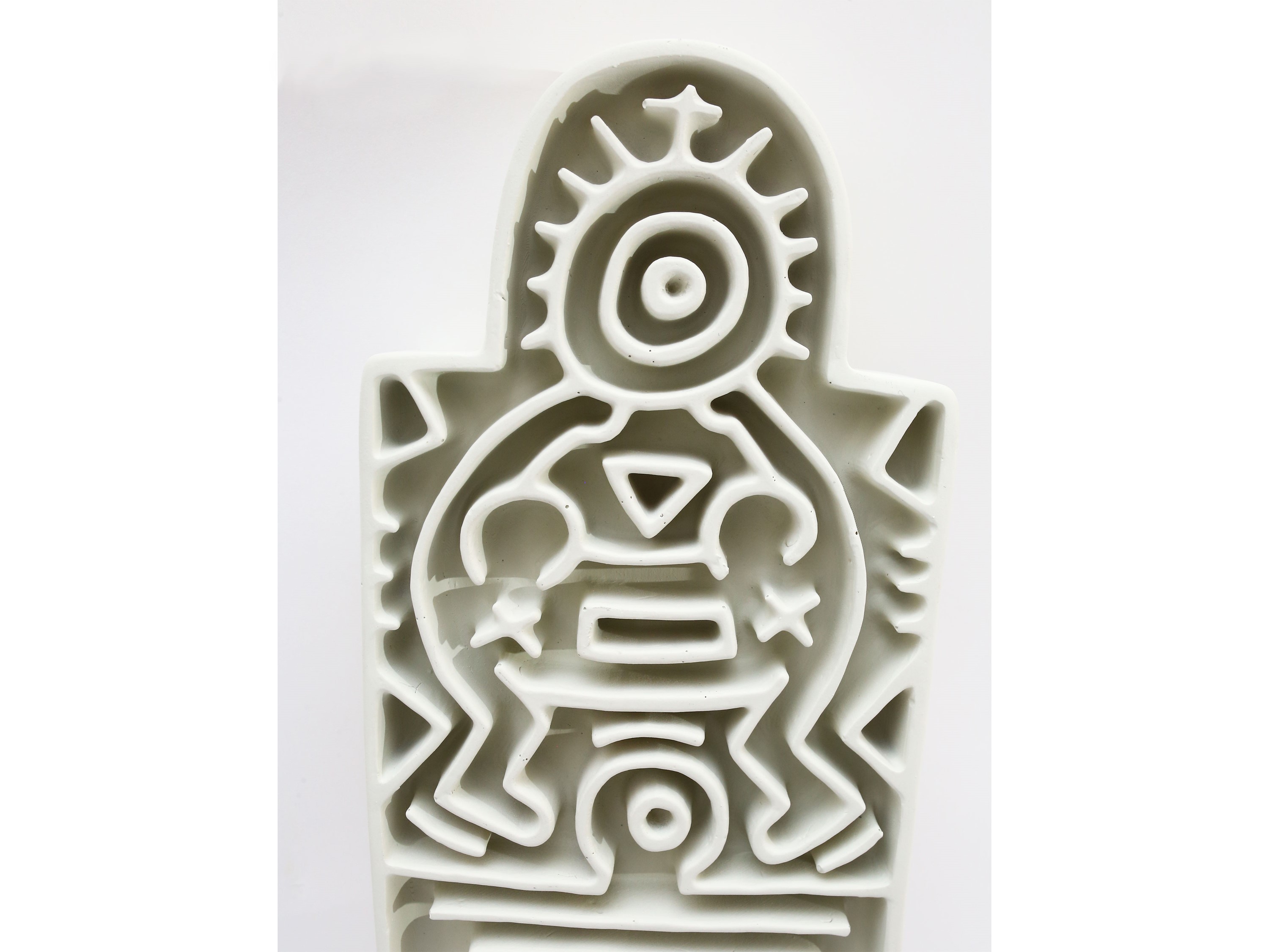Pop Art Editions - Totem (concrete), da un Modello di Keith Haring
