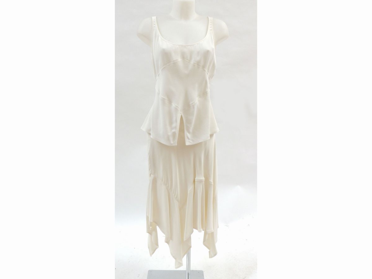 Completo in Viscosa Color Panna, Yves Saint Laurent