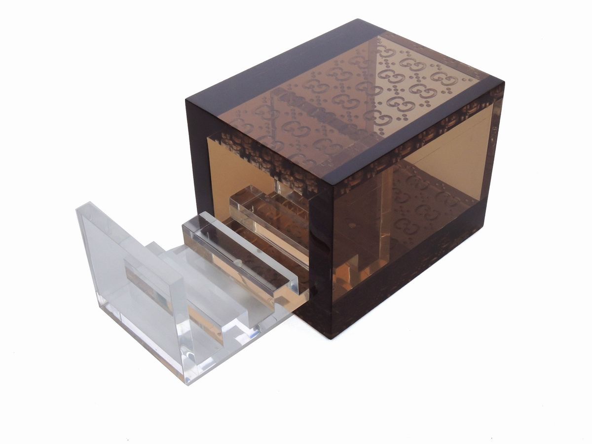 Scatola Porta Carte da Gioco in Plexiglas, Gucci