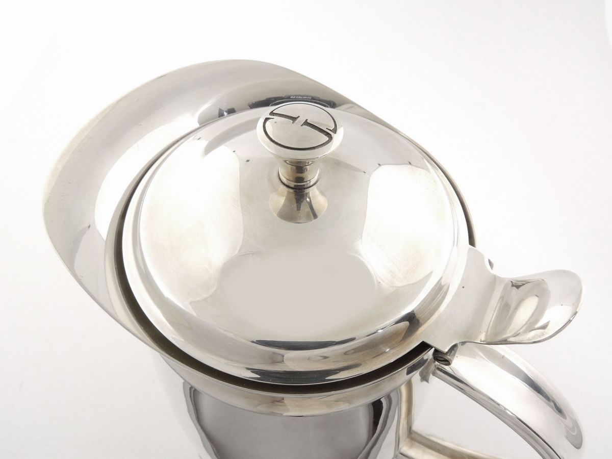 Thermos in Metallo Argentato, Gucci