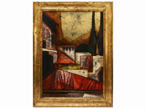 Alfio Rapisardi : Paesaggio  - Asta Arte Moderna e Contemporanea - Maison Bibelot - Casa d'Aste Firenze - Milano